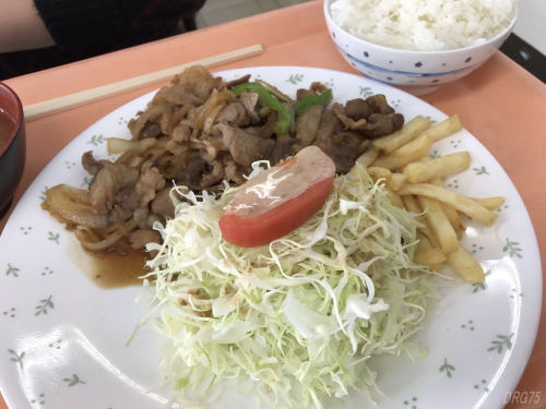広浜食堂の生姜焼き定食 広浜食堂の生姜焼き定食