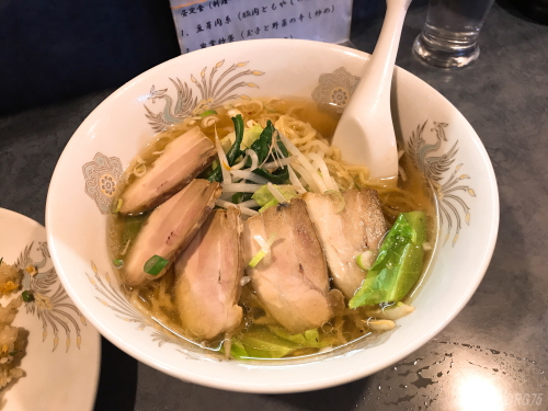 糀谷の鳳林園の叉焼麺 糀谷の鳳林園の叉焼麺