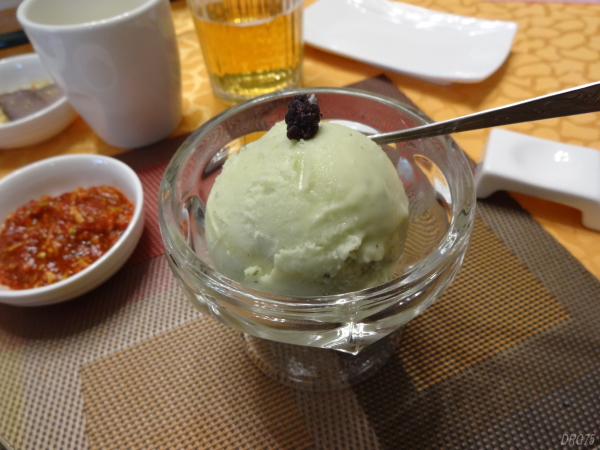 北朝鮮の清流館のアイス