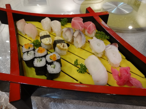 大同江水産物食堂の寿司